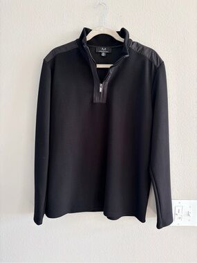 Magaschoni Men’s Black Pullover Medium